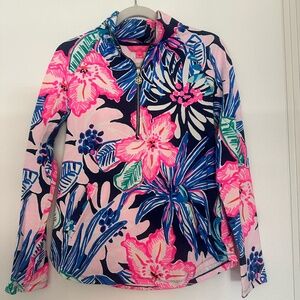 Lilly Pulitzer Skipper Popover Floral Print Size S